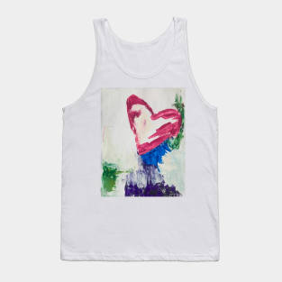 Abstract heart Tank Top